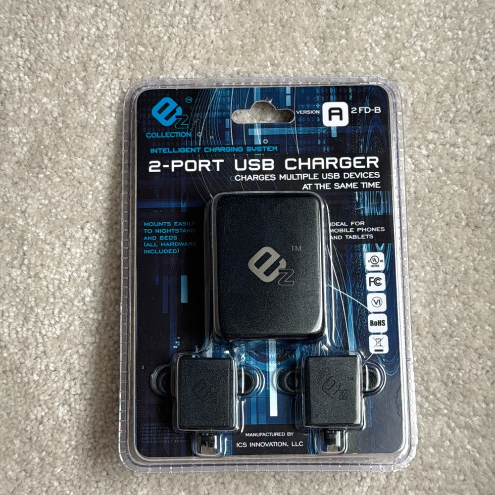 EZ Collection 2 Port USB charger
